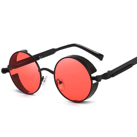 Men Metal Steampunk Sunglasses - Glassesix
