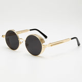 Men Metal Steampunk Sunglasses - Glassesix
