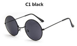 Women Retro Rounded Sunglasses - Glassesix