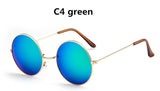 Women Retro Rounded Sunglasses - Glassesix