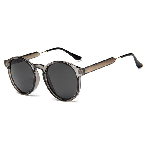 Women Retro Round Sunglasses - Glassesix