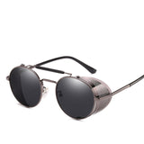 Men Retro Rounded Sunglasses - Glassesix