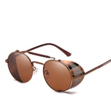 Men Retro Rounded Sunglasses - Glassesix